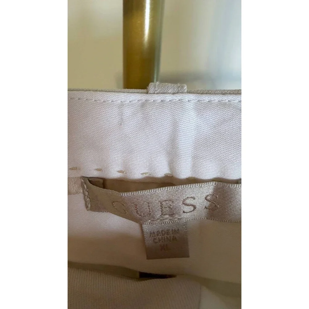 Guess Women’s Eco Matea Perfect Cargo Pants Beige XL $148 NWT - Picture 7 of 8